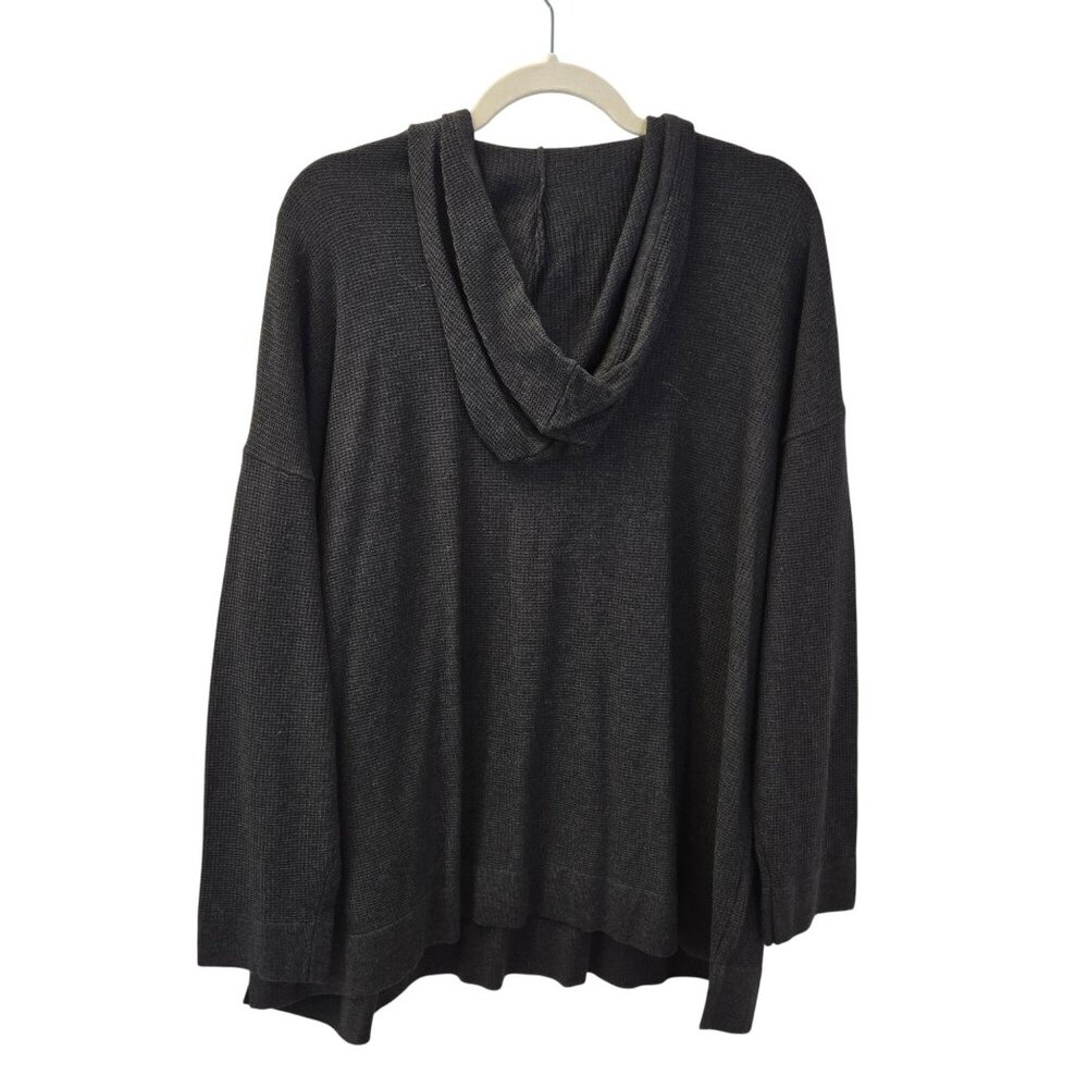 NWT J. Jill Pure Jill Cotton Blend Hooded Waffle Knit Top Size 2X - Picture 2 of 5